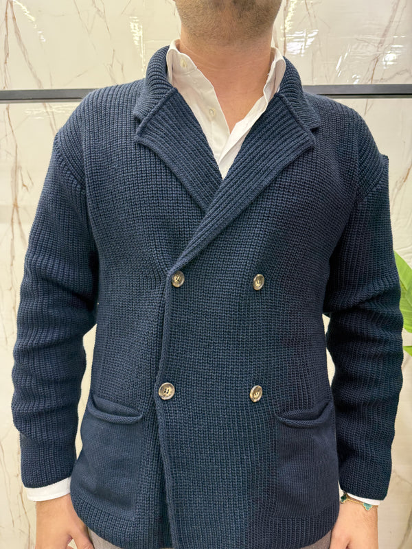 Cardigan doppio petto