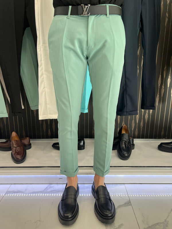 Pantalone verde acqua