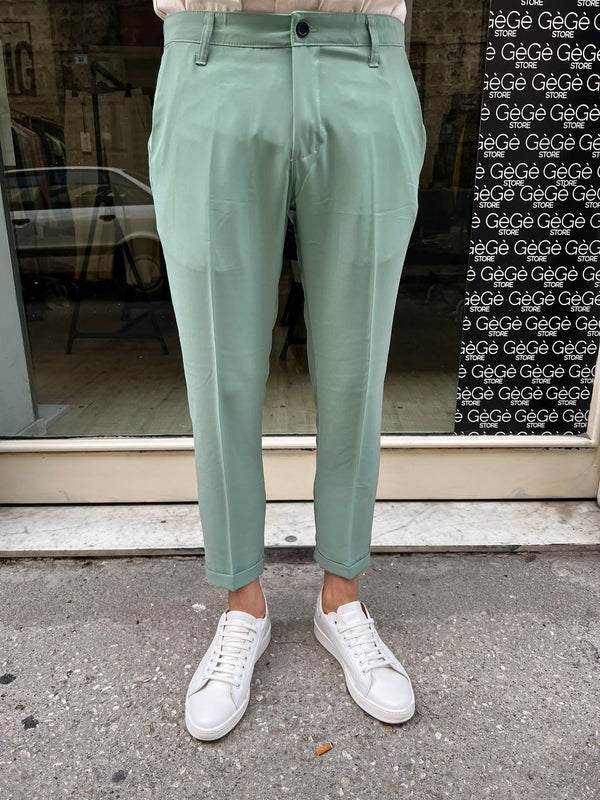 Pantalone verde acqua