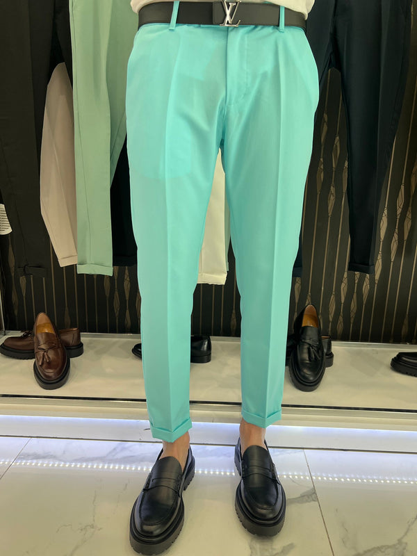 Pantalone turchese